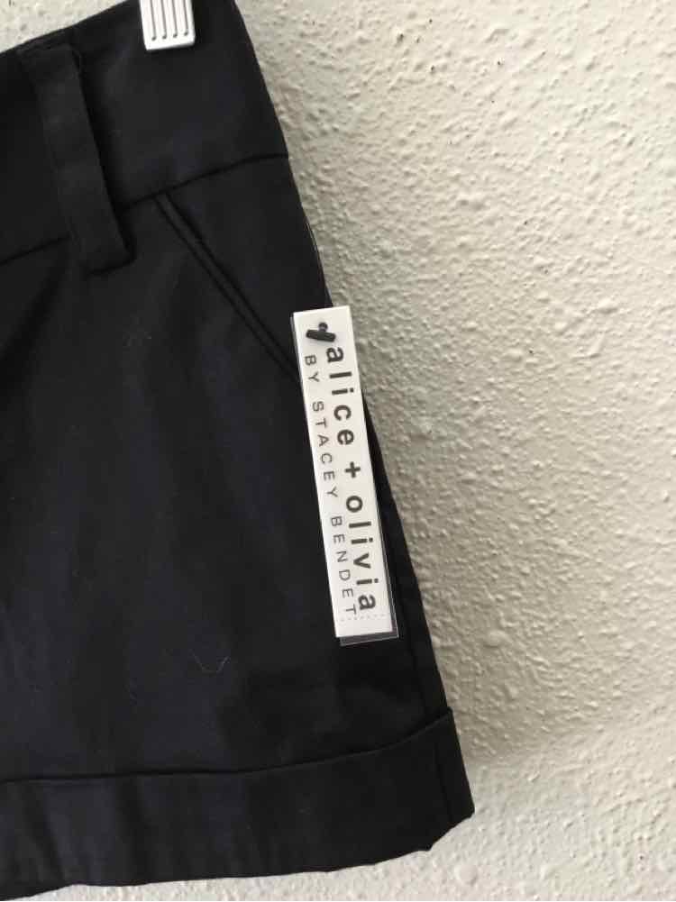 alice + olivia Black Size 4 Shorts
