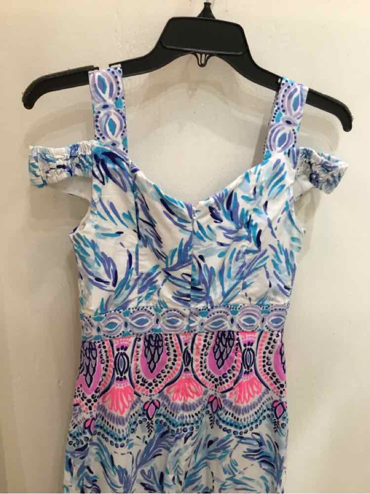 Lily Pulitzer blue and white multi Size 00 Dress