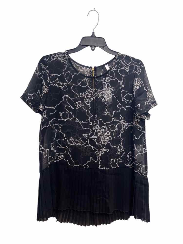 Kensie Black and white multi Size M Shirt