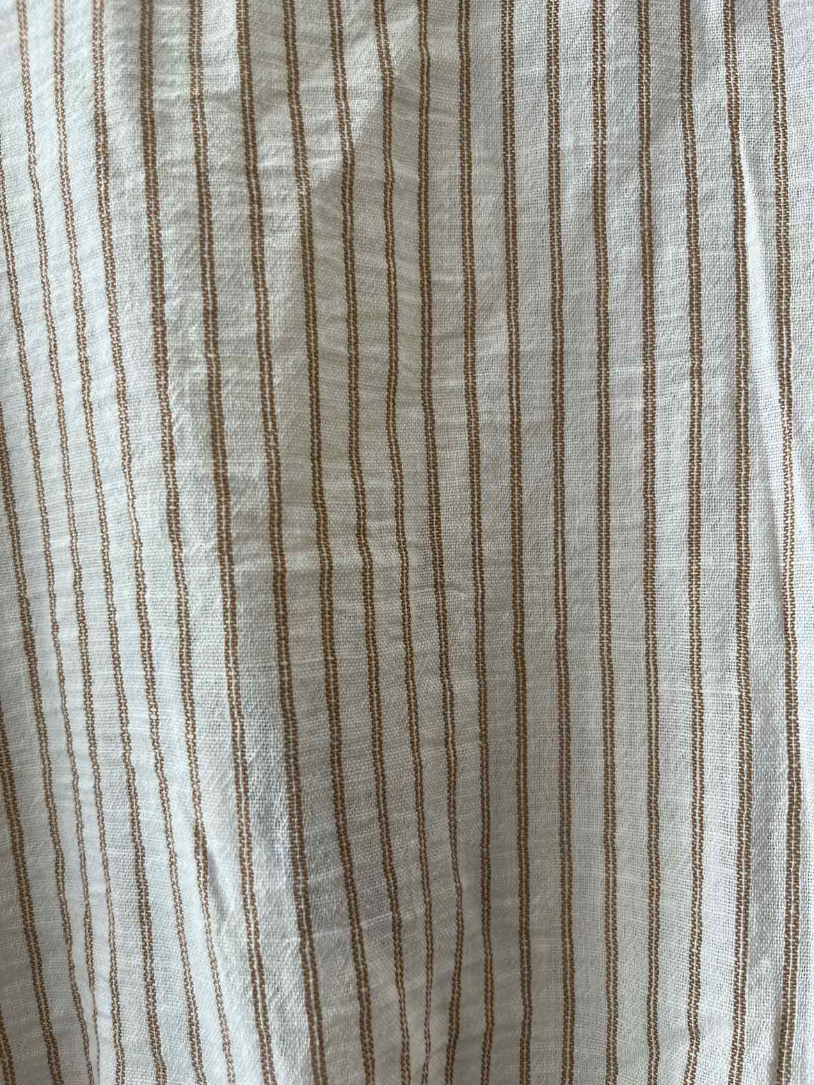 Max Studio White and Tan Size S Shirt