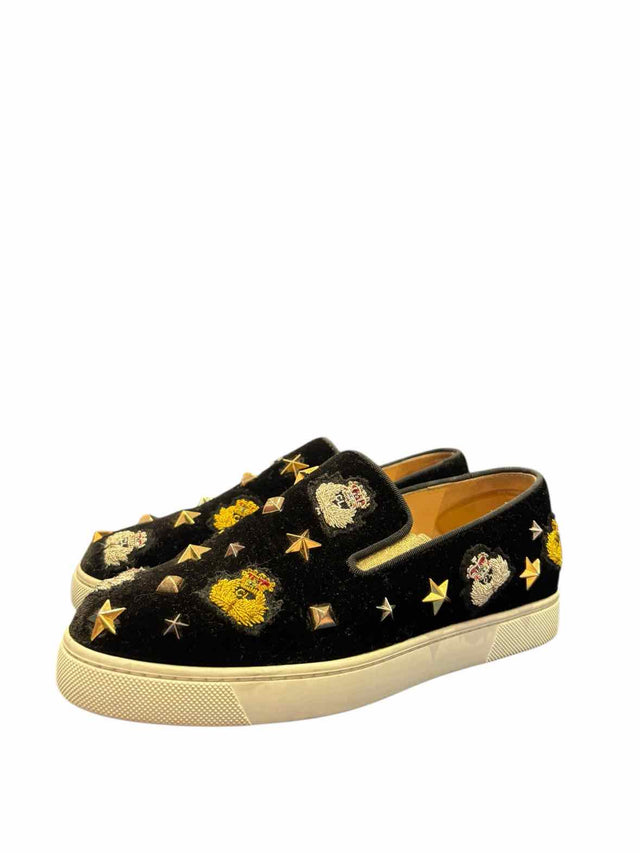 Christian Louboutin Black Multi Size 35 Shoes