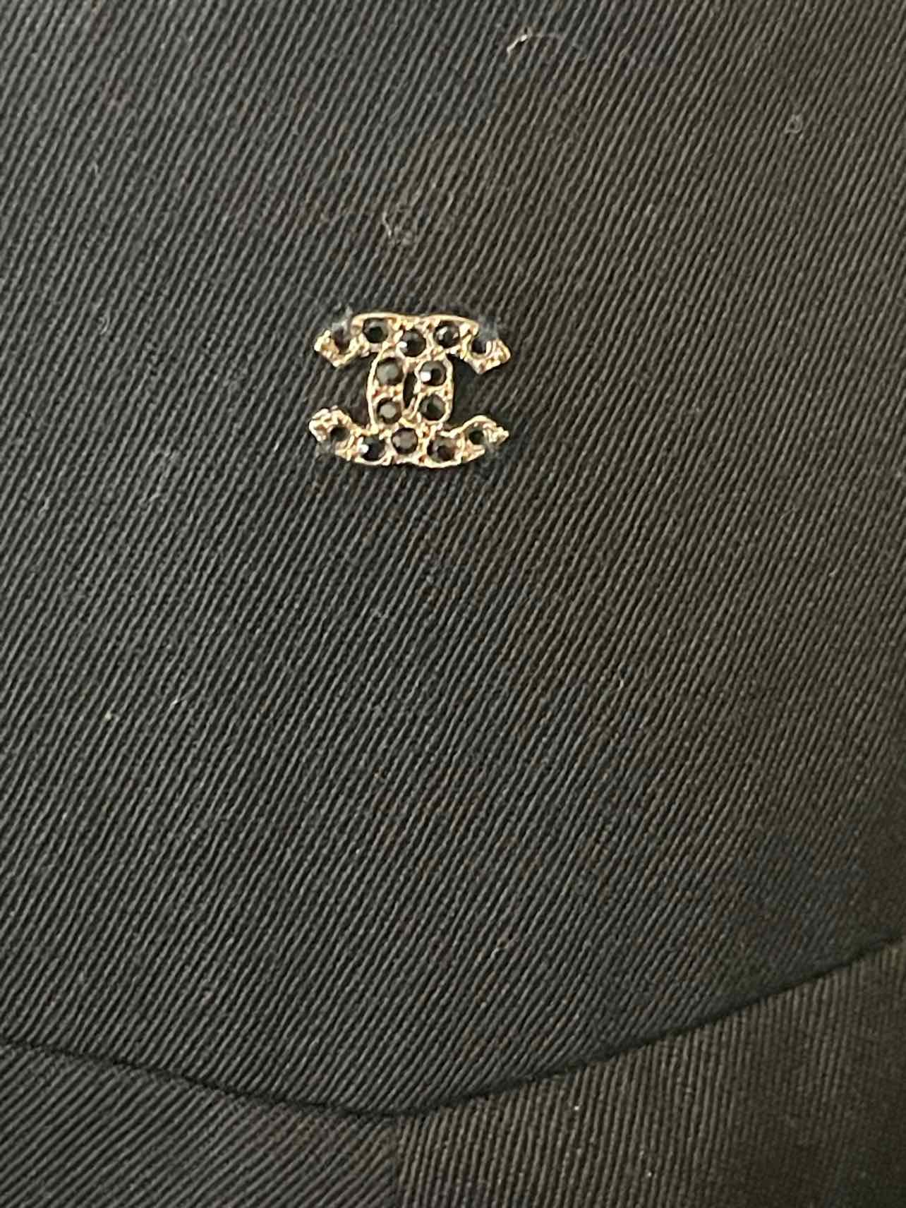 Chanel Black Size 46 Pants