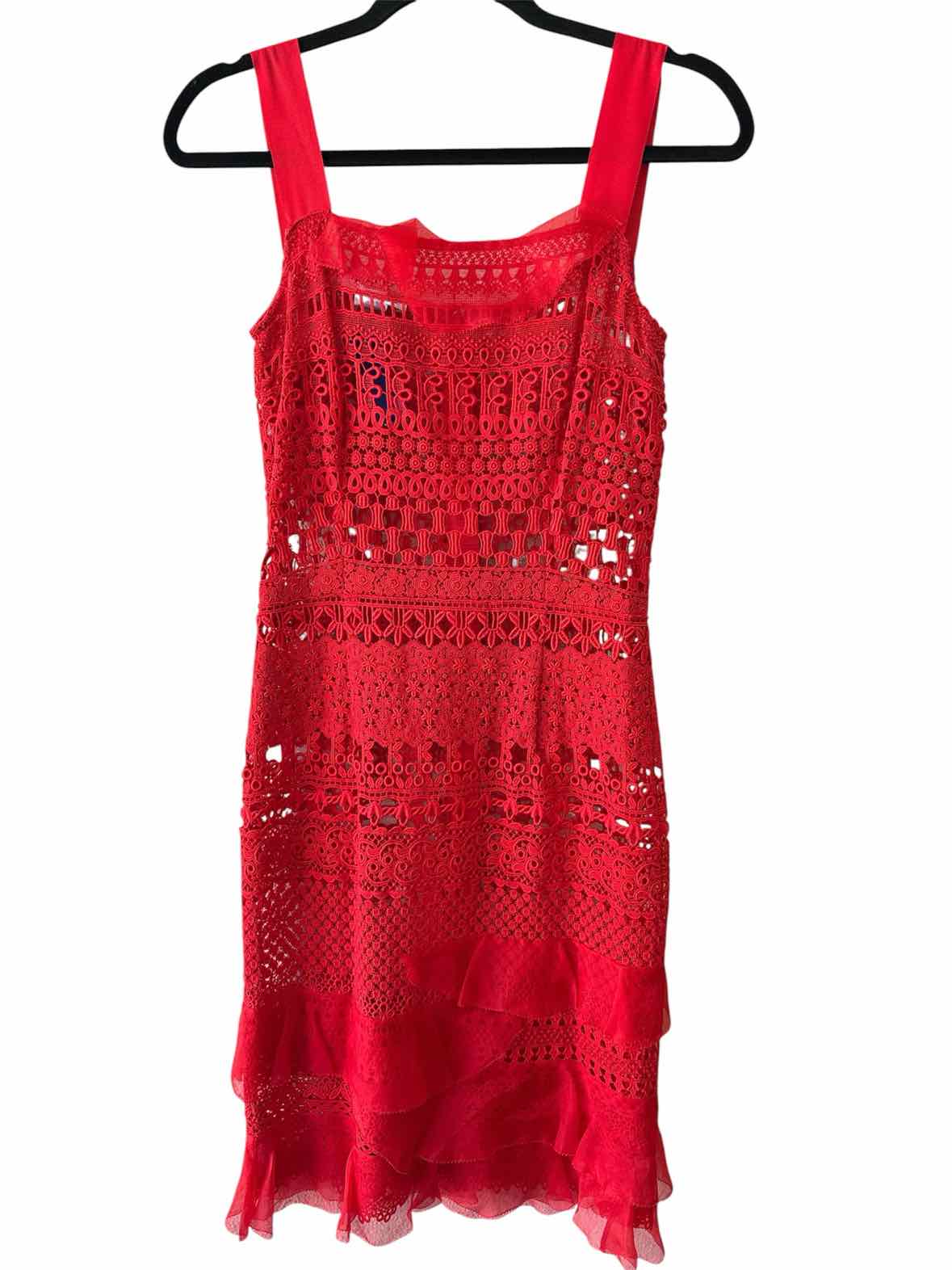 Oscar de la Renta Red Size 0 Dress