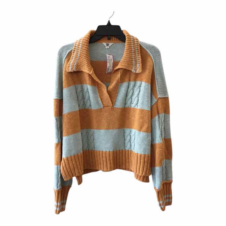 Ascot and Hart Orange and Blue Size M Sweater