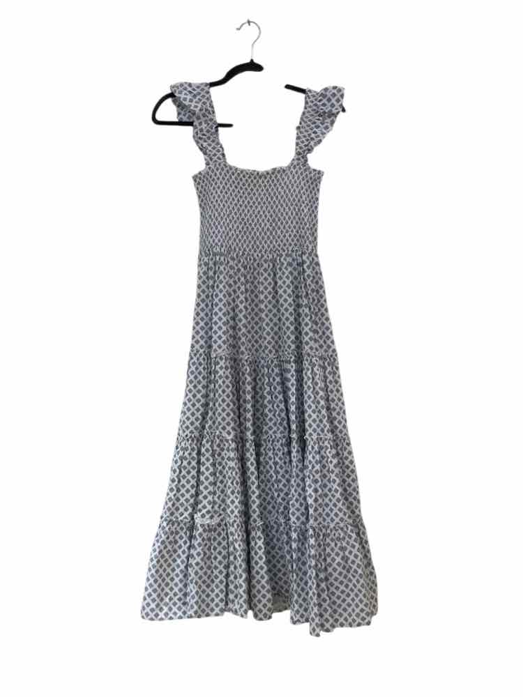 Krewe Du Q Blue and White Size XS/S Dress