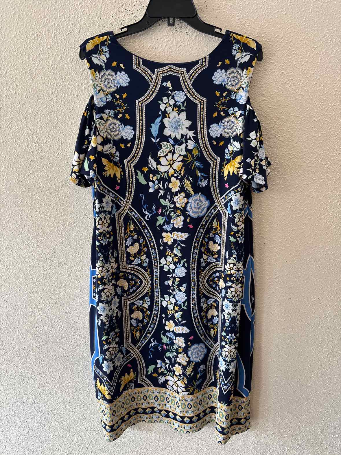 JM collection navy multi Size 2X Dress