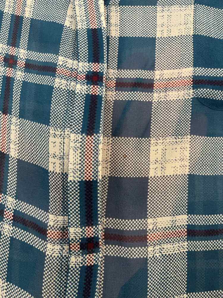Joie Blue Plaid Size S Shirt