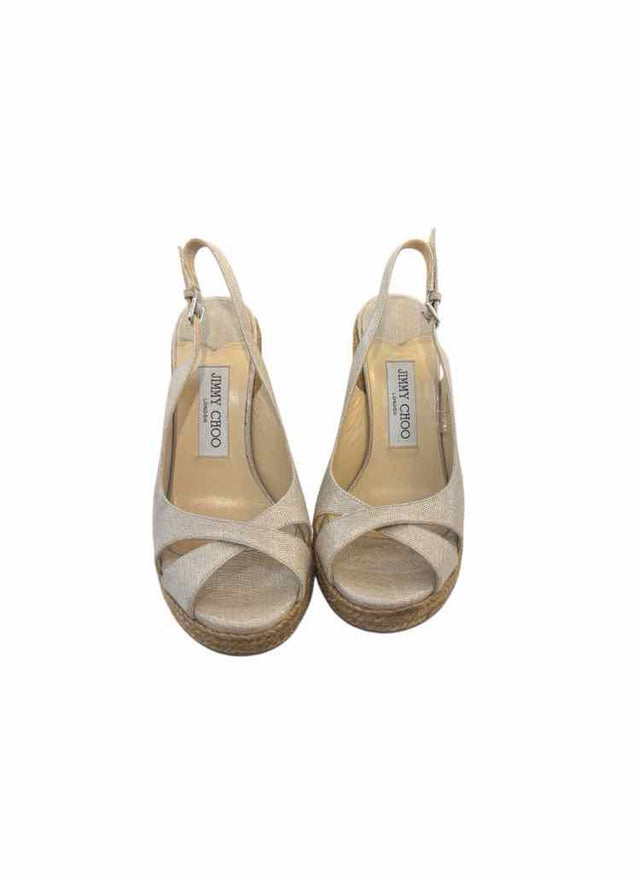 Jimmy Choo Chamagne Size 37.5 Shoes