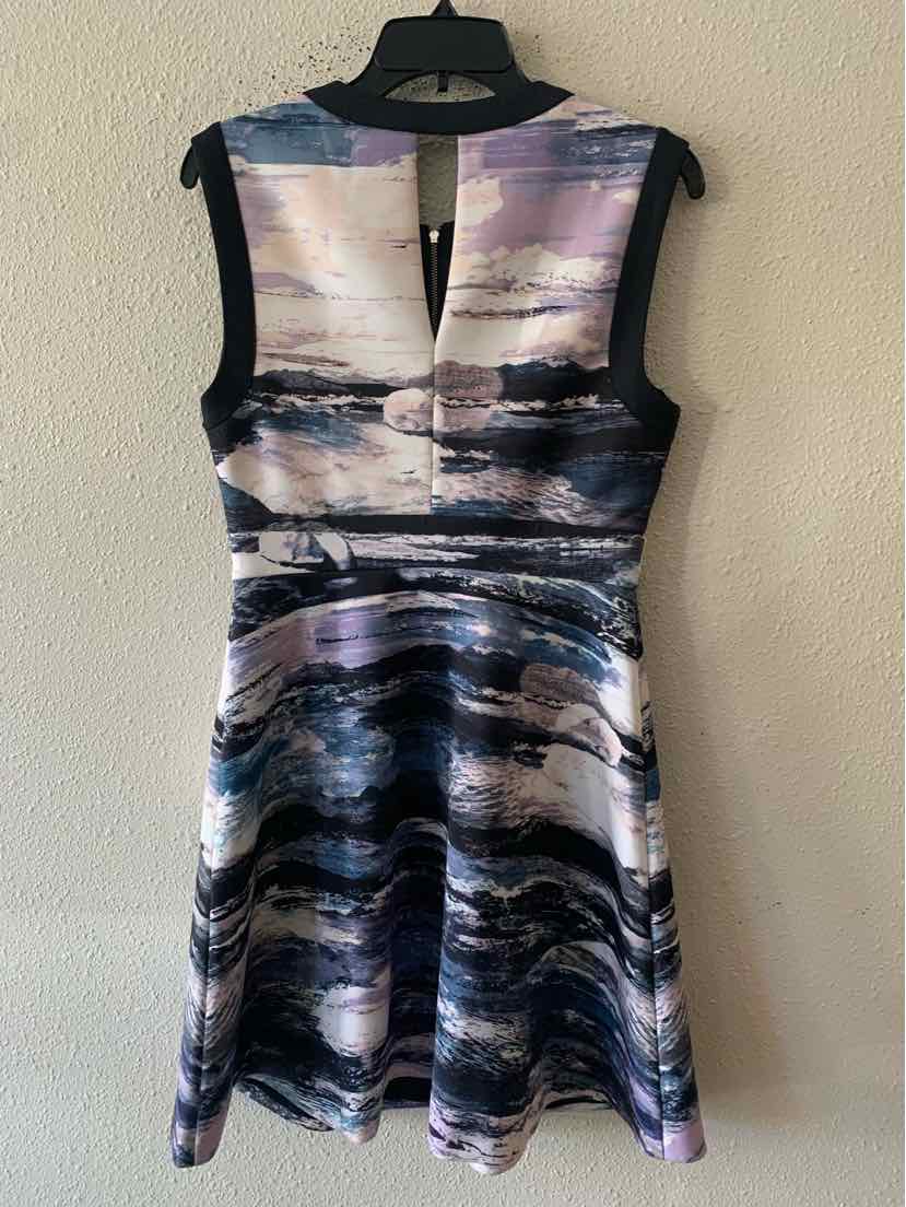 Karen Millen Black Multi Size 8 Dress