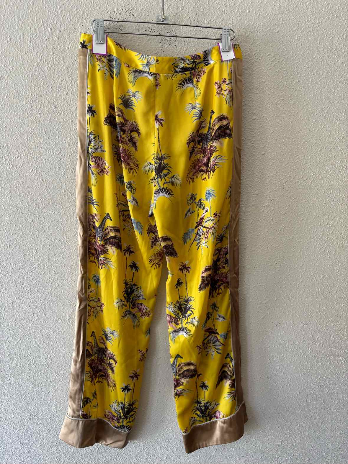 Le Superbe Yellow Multi Size 4 Pants
