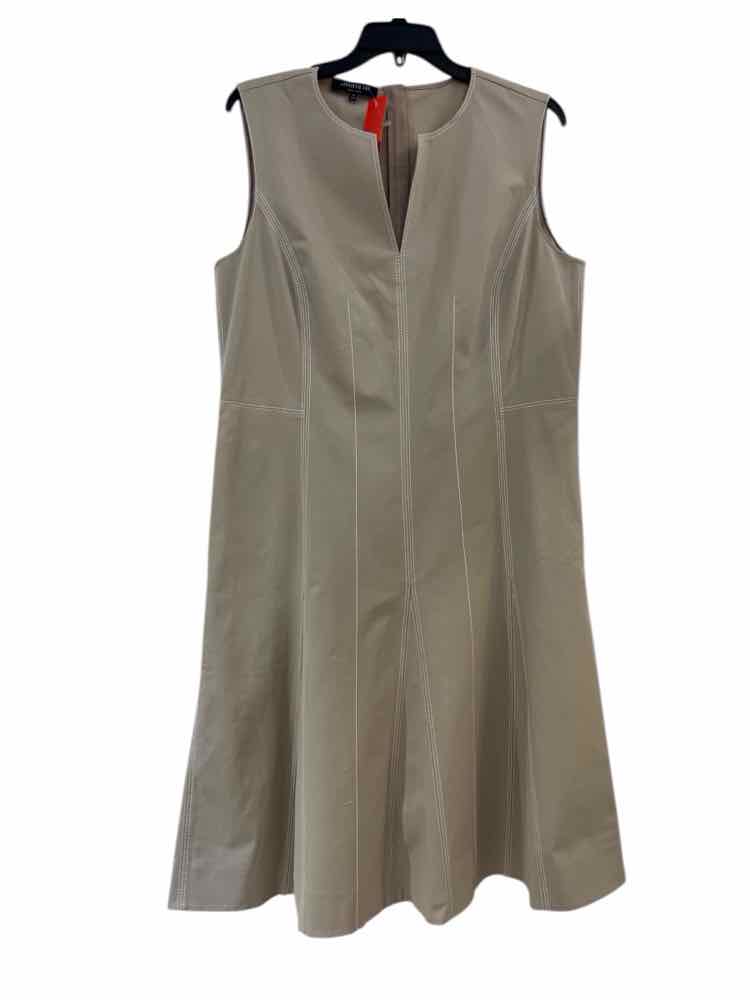 Lafayette 148 Beige Size 12 Dress