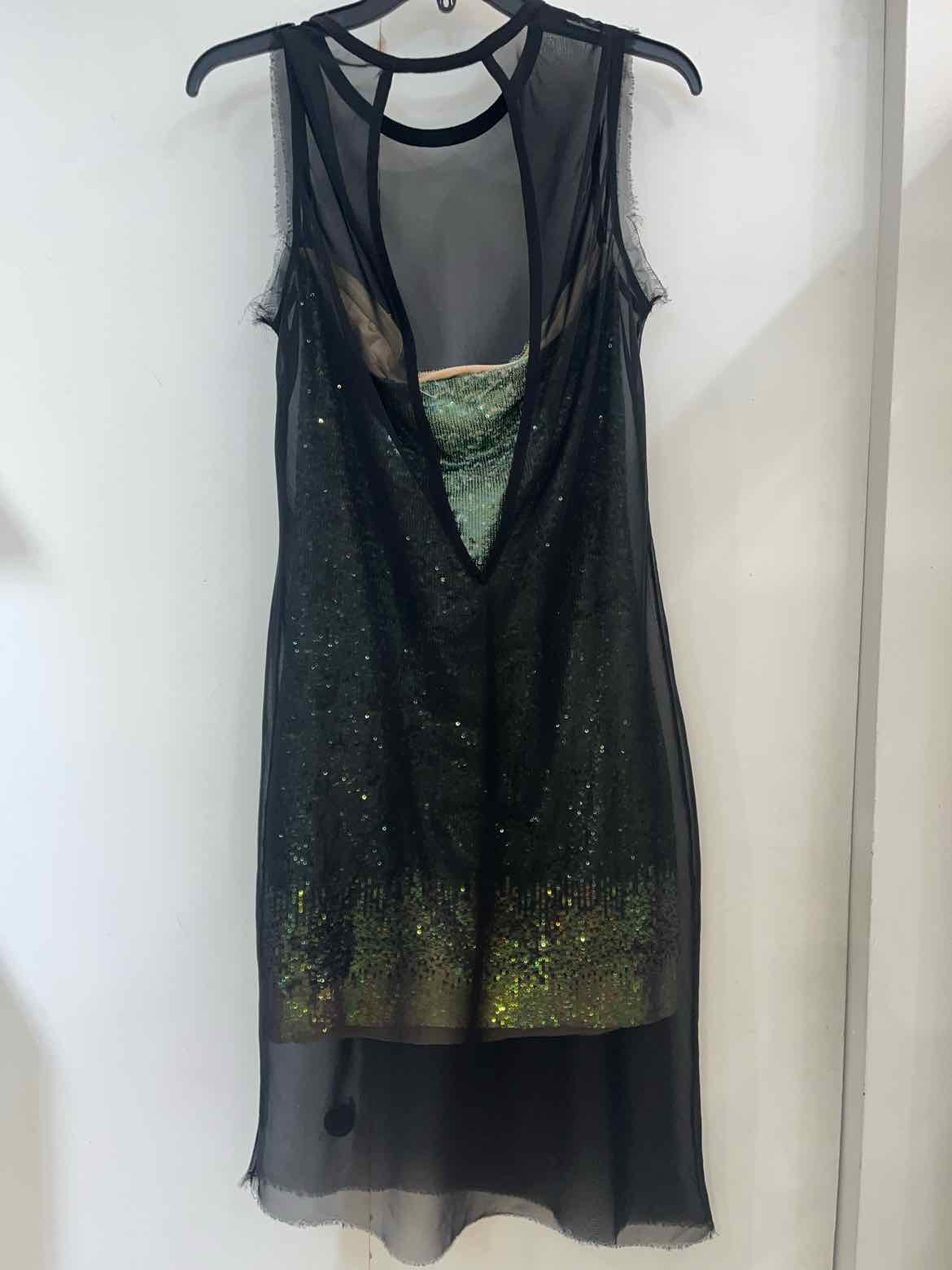 Diesel Blue and Black Size S Dress