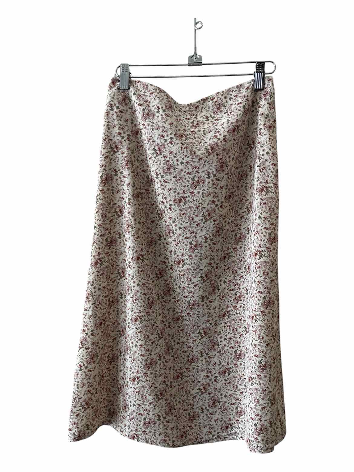 Grade & Gather White Multi Size S Skirt