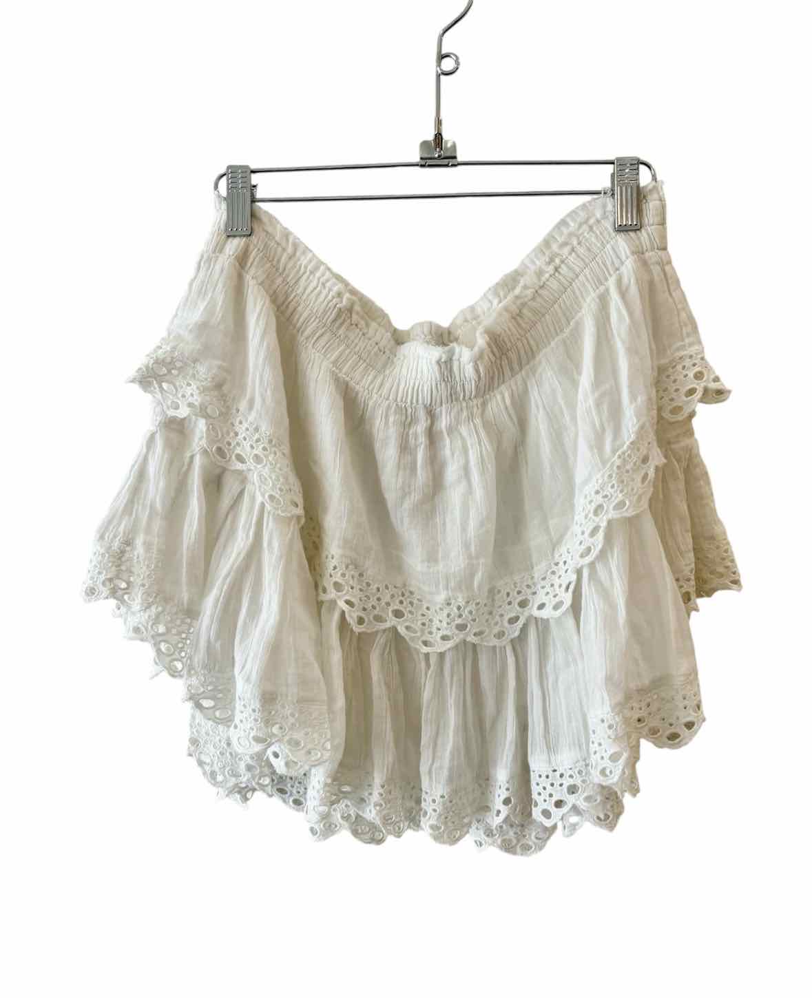 Love Shack Fancy White Size 1 Skirt