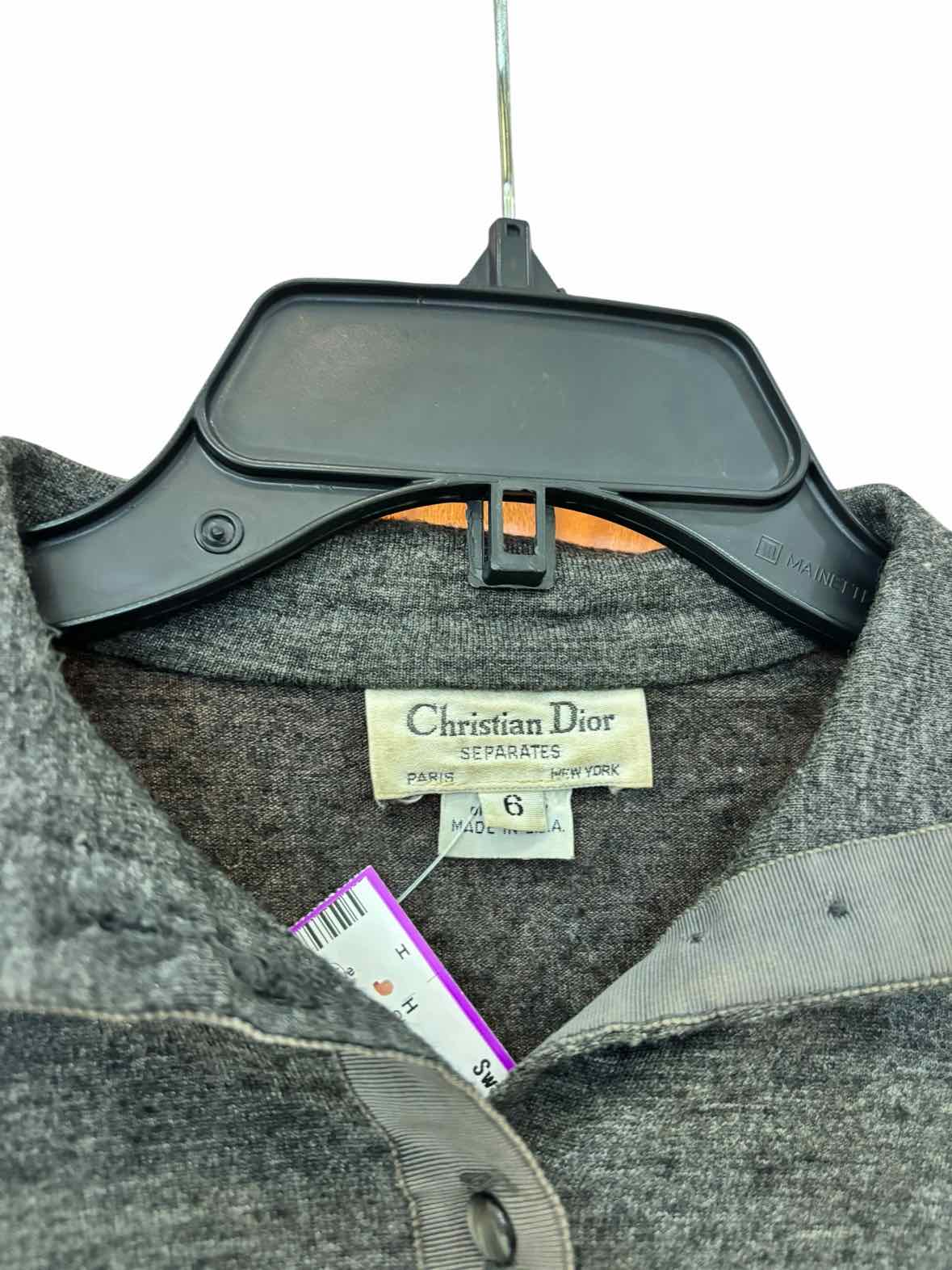 Christian Dior grey Size 6 Shirt