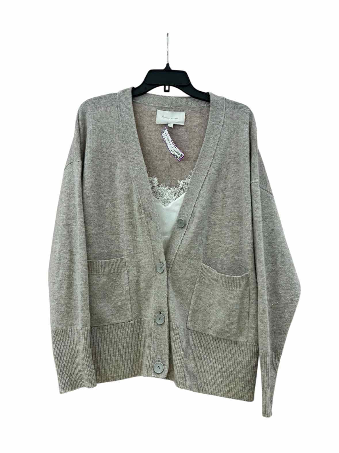 Brochu Walker Gray and white Size S Cardigan