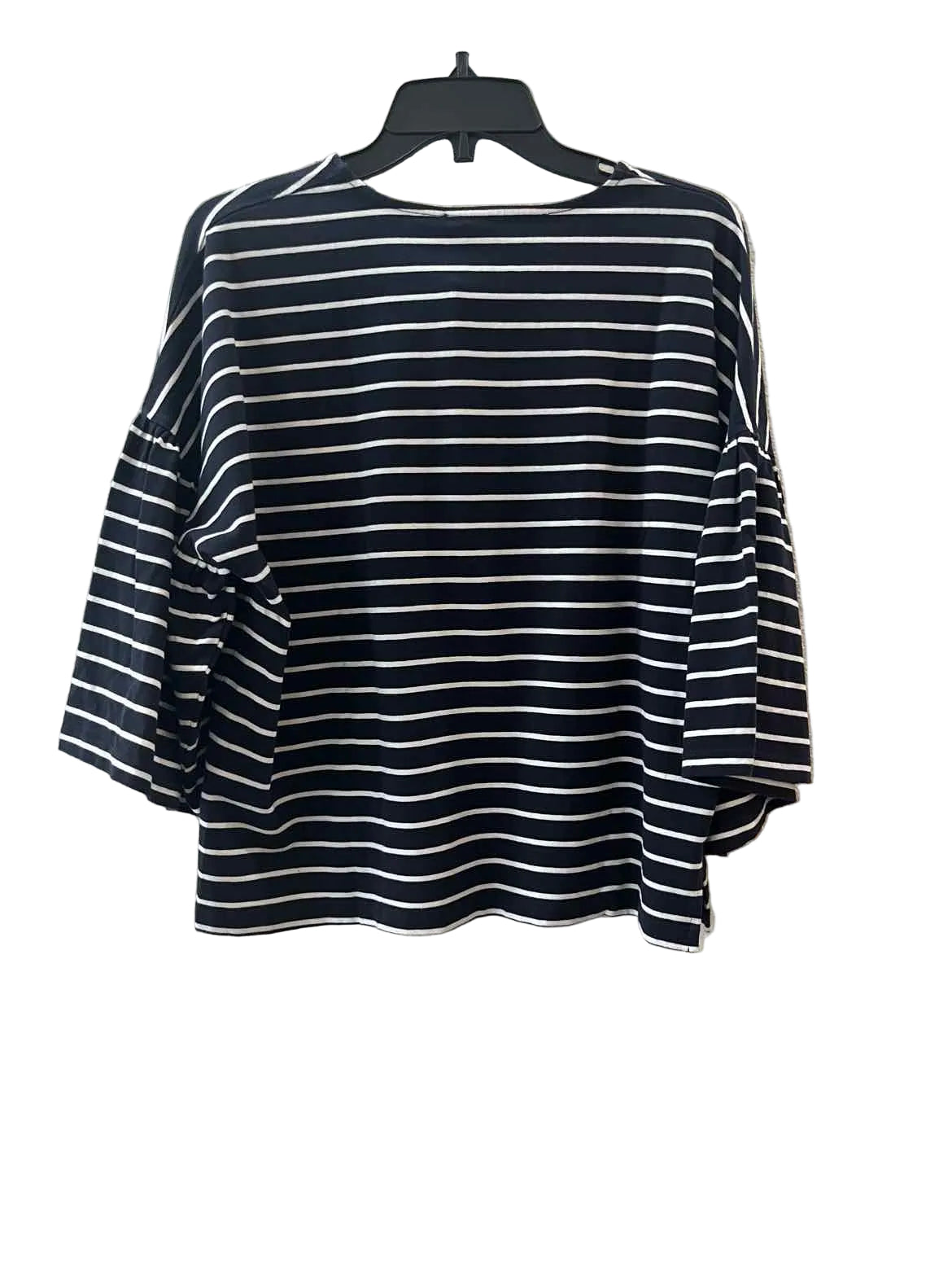 French Connection Navy and White Size M Shirt