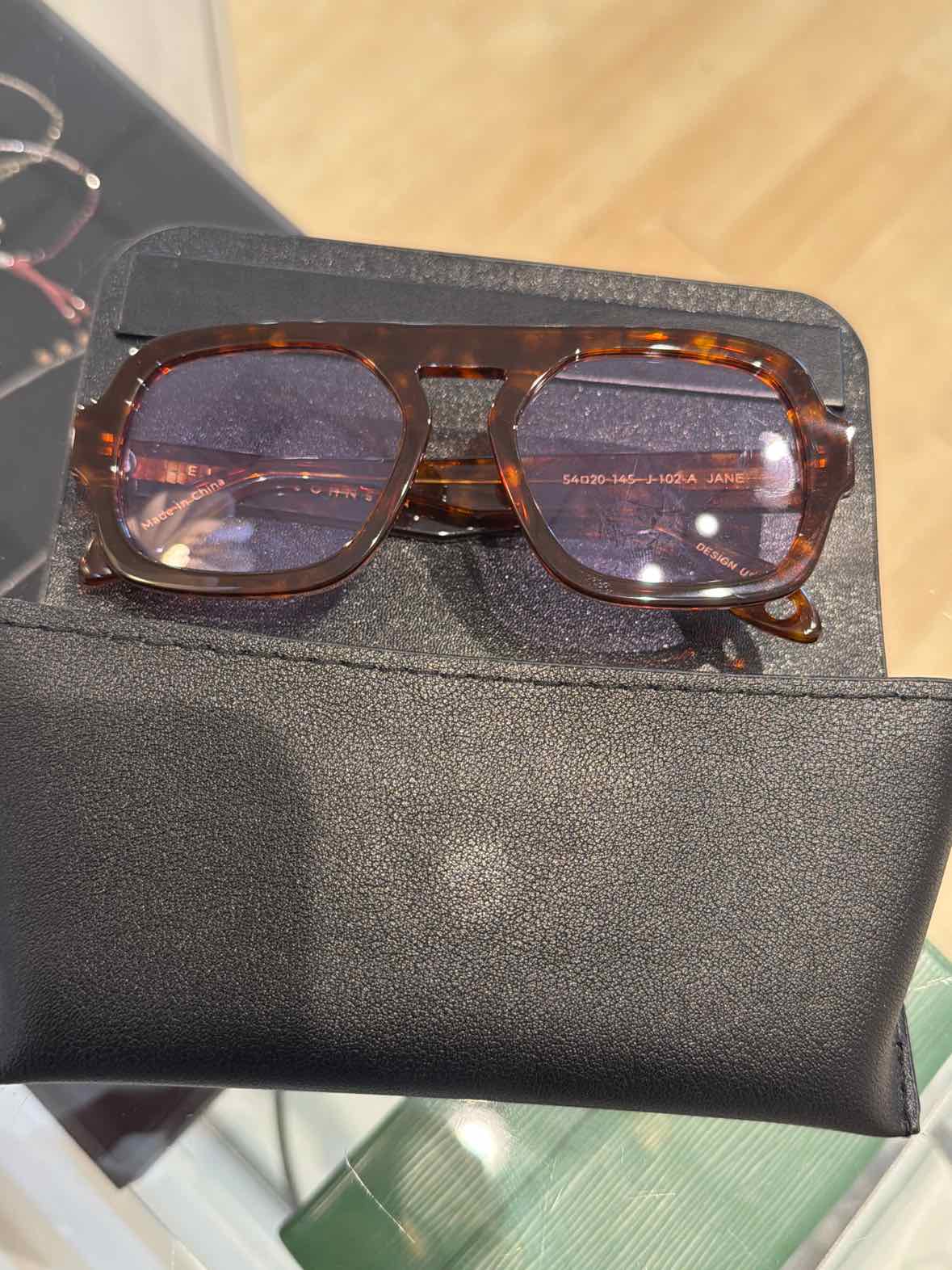 elisa johnson Tortoise Sunglasses