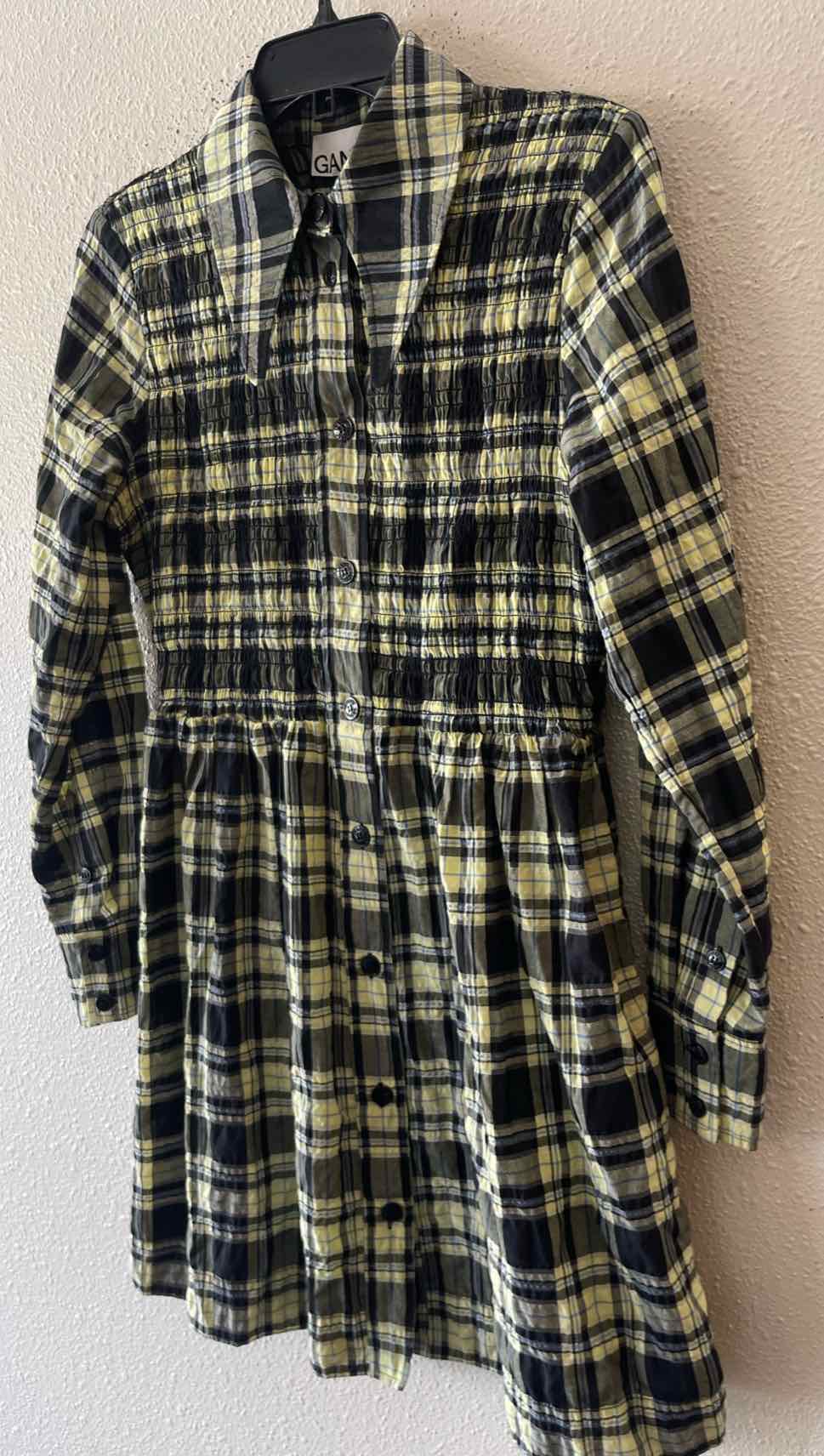 Ganni Yellow Multi Size 36 Dress