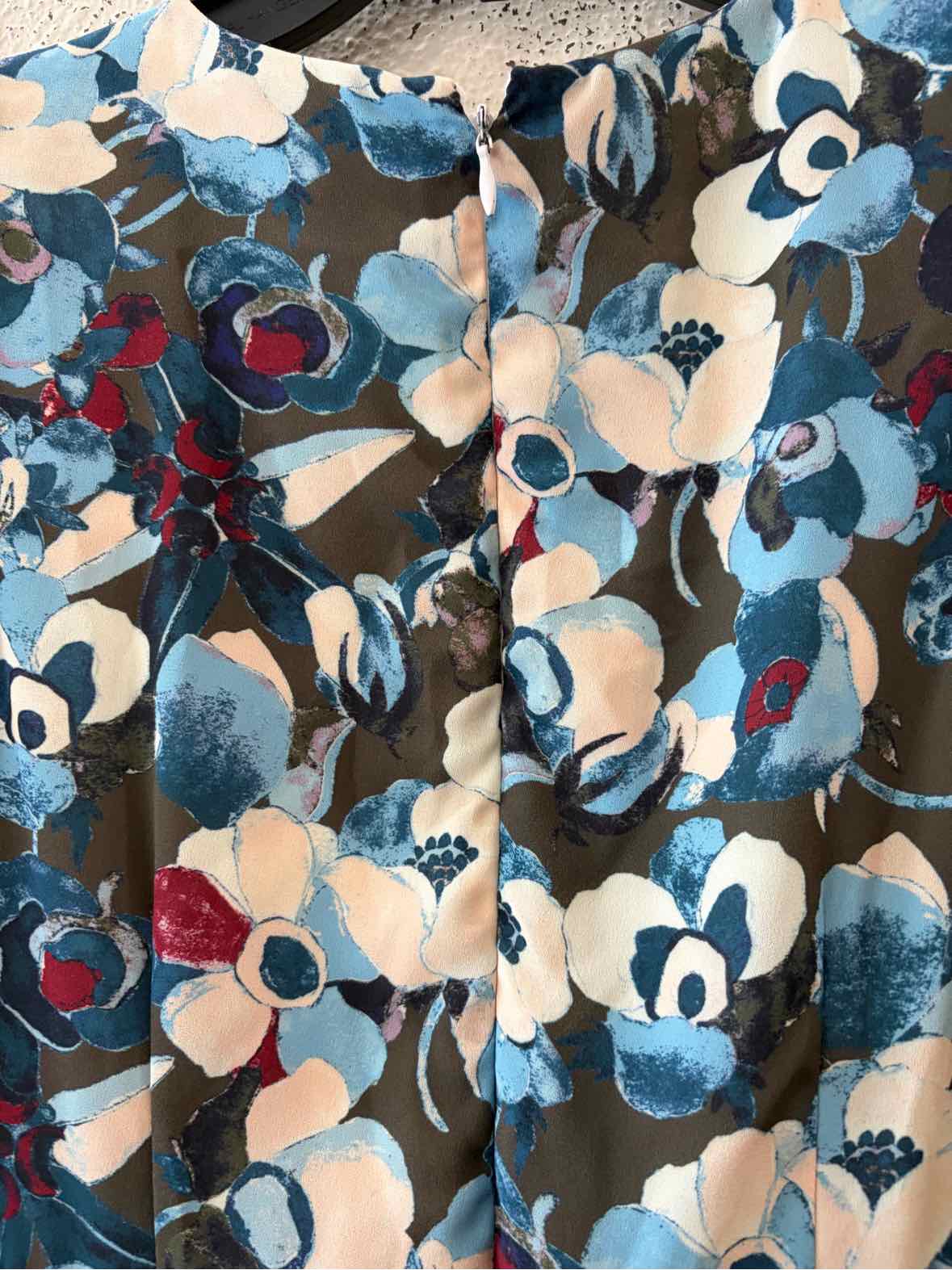 Peter Som Blue Multi Size 6 Dress