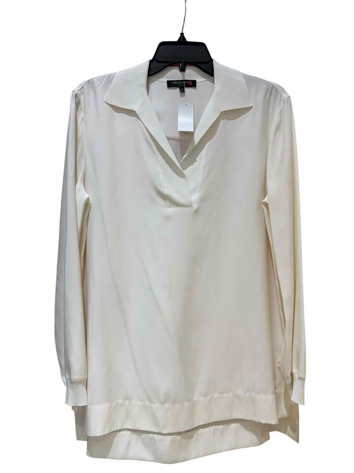 Lafayette 148 Ivory Size S Shirt