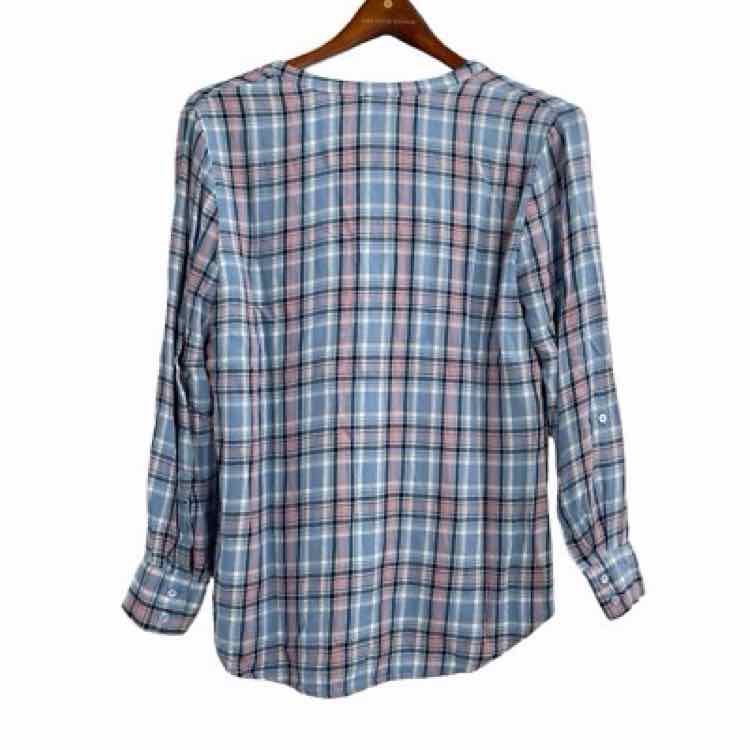 Joie Blue Plaid Size S Shirt