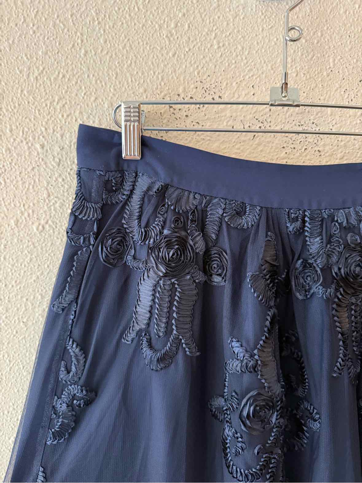 Belle Badgley Misch. Midnight Blue Size 12 Skirt