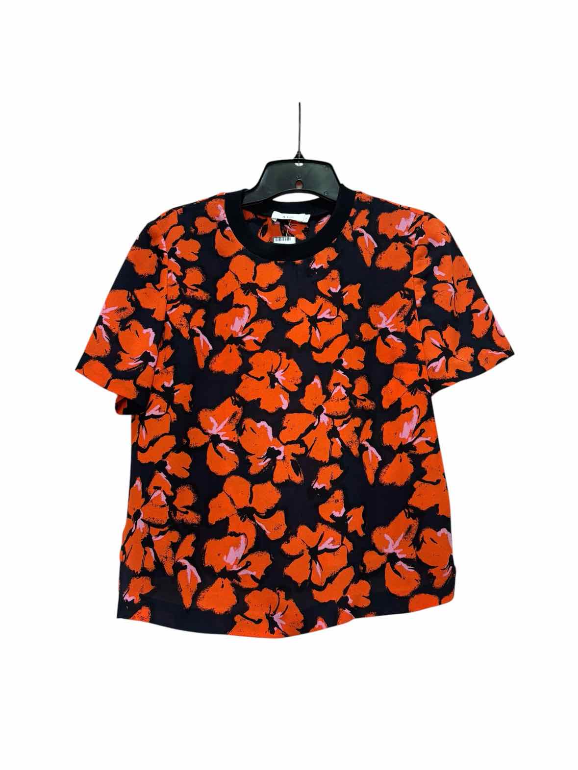 A.L.C. Black and Orange Size 4 Shirt