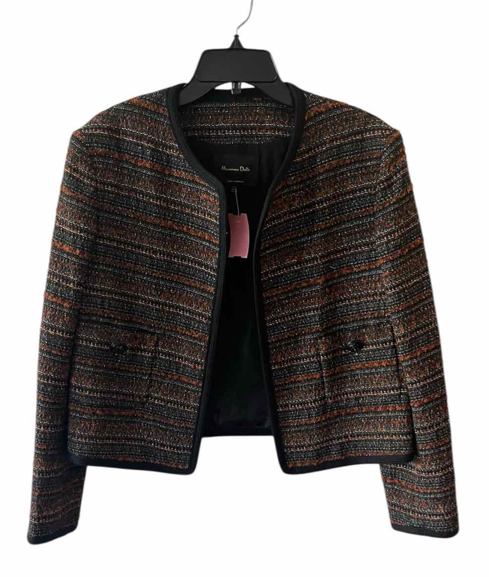 Massimo Dutti Brown multi Size 10 Jacket