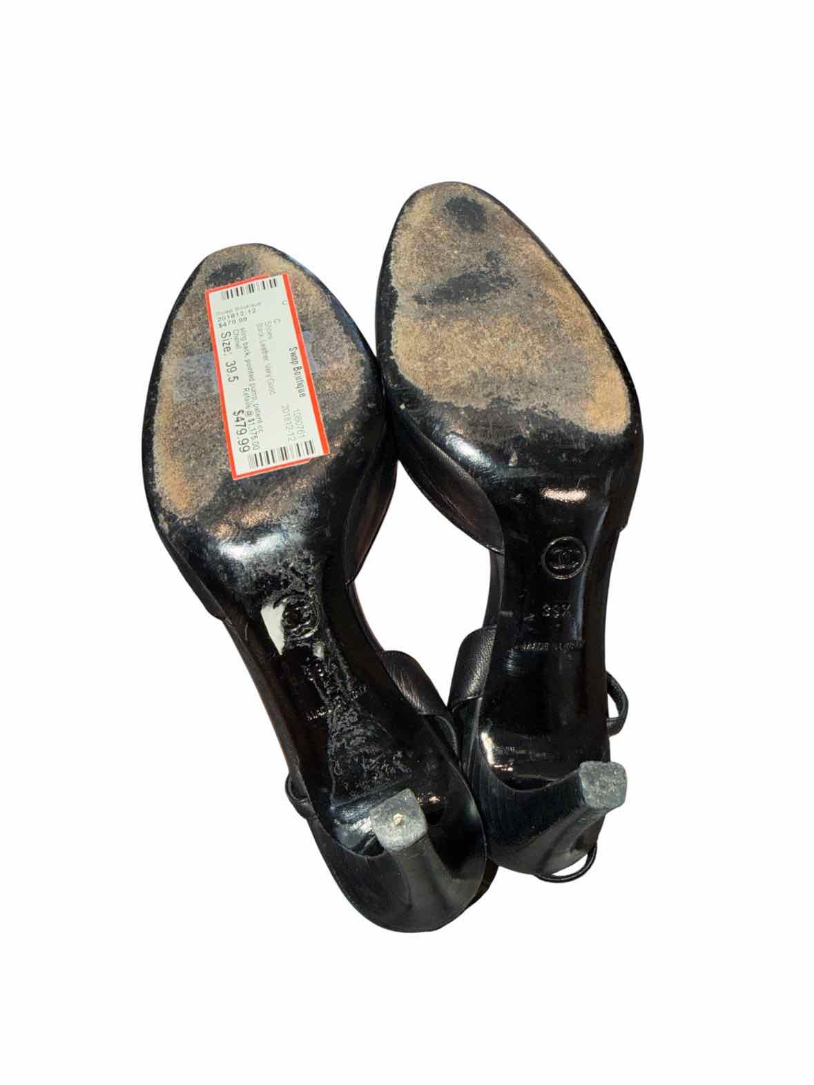Chanel Black Size 39.5 Shoes