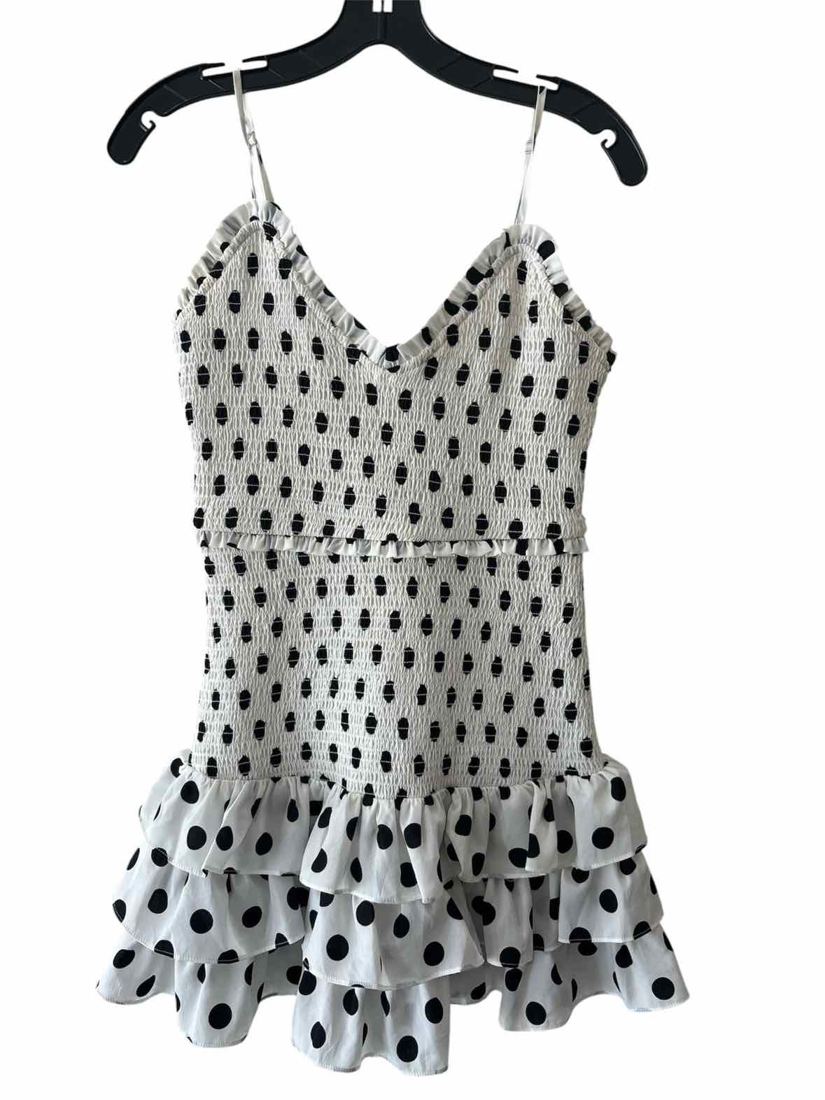 Lovers + freinds White and black Size S Dress