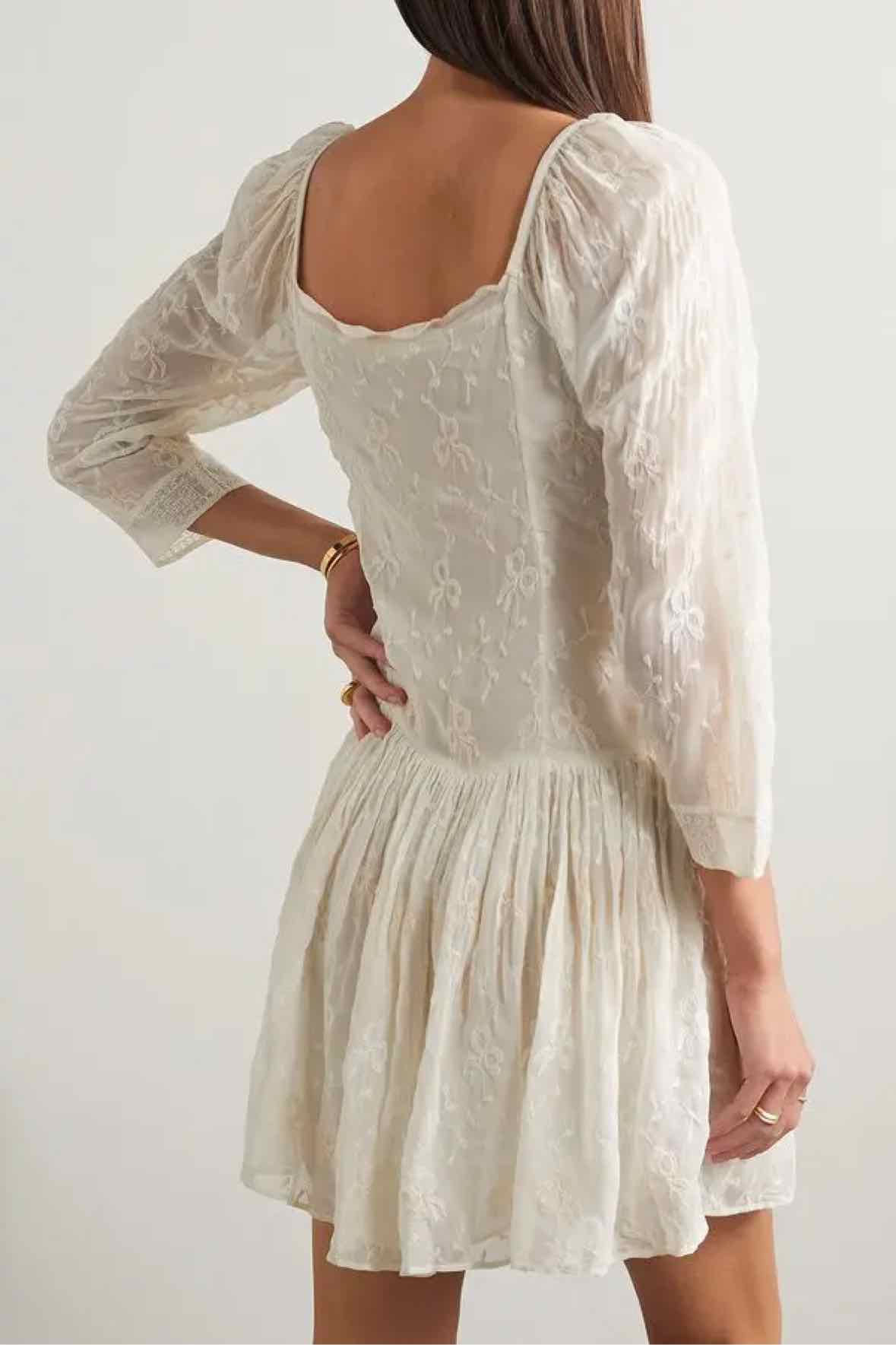 LoveShackFancy Cream Size 2 Dress