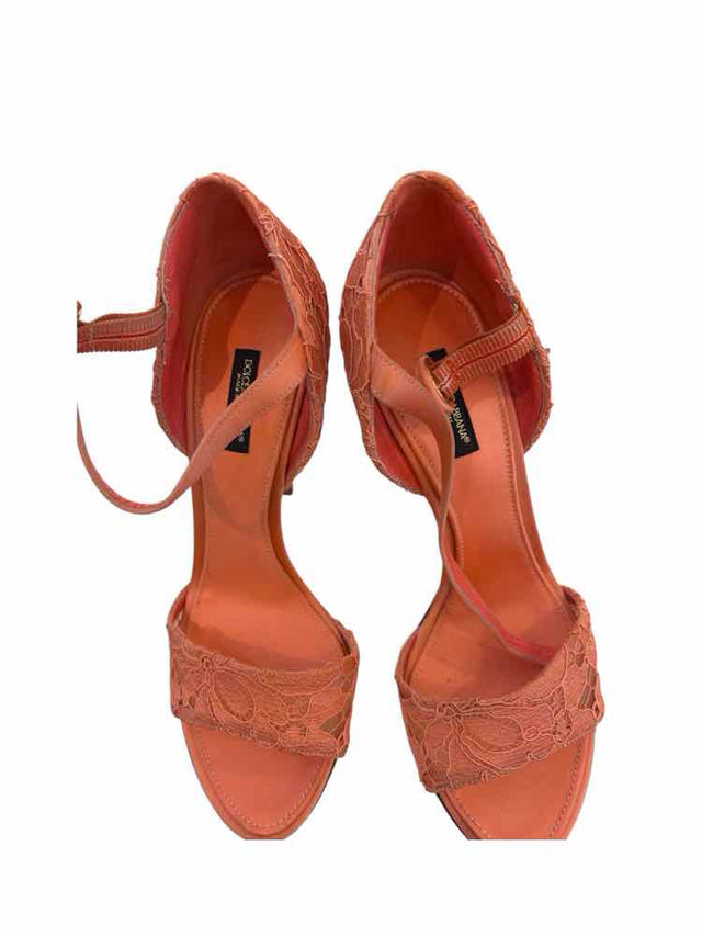 Dolce and Gabana Coral Size 8 Shoes