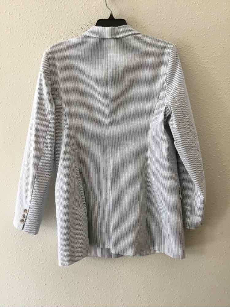 J by Joie Blue and White Size L Blazer