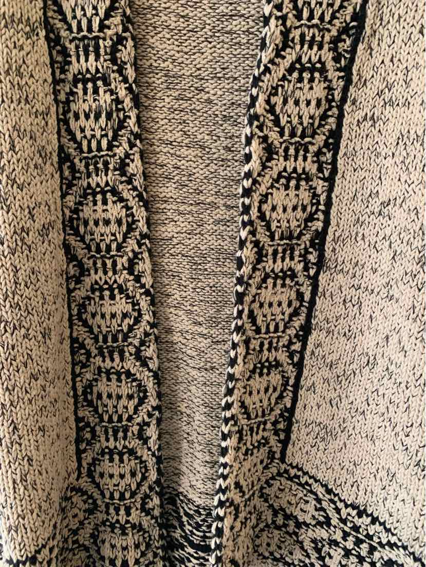 Sigrid Olsen black and cream Size XS Cardigan