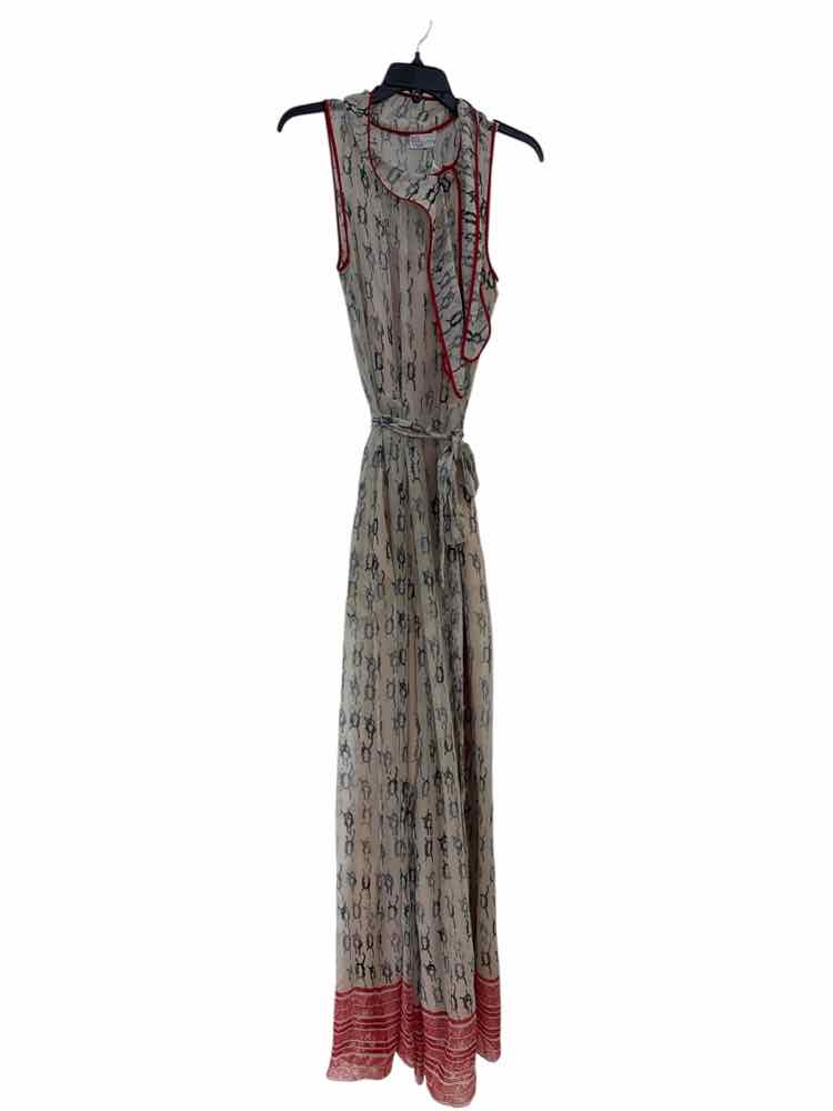 RED Valentino White, Blue, & Red Size Fits a XS Jumpsuit