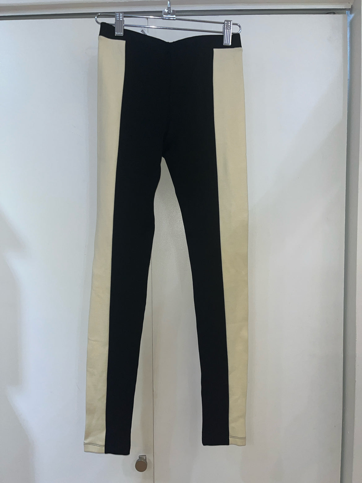 Just Cavalli black and beige Size 38 Leggings