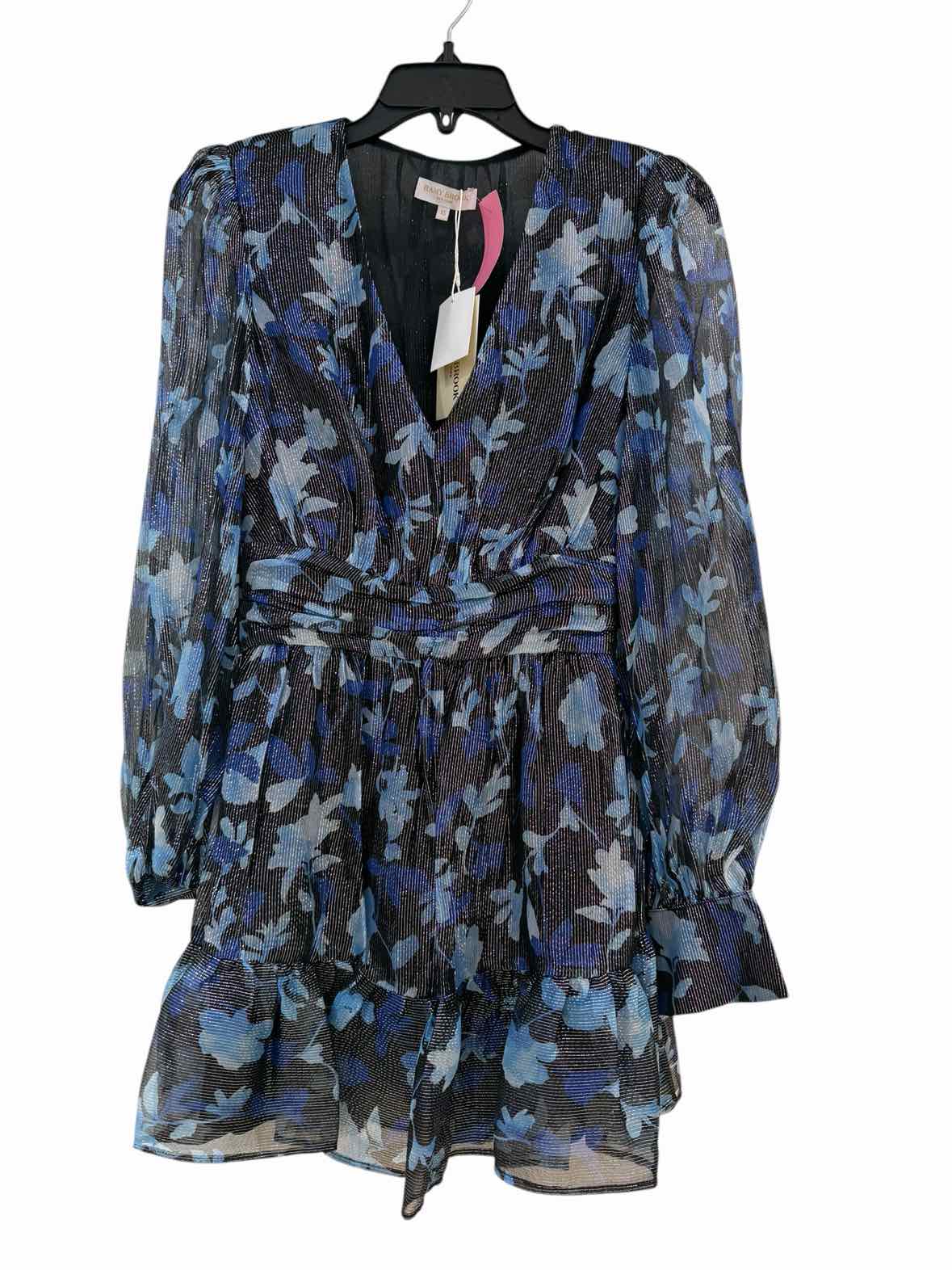 Ramy Brook Blue and Silver Size XS Dress