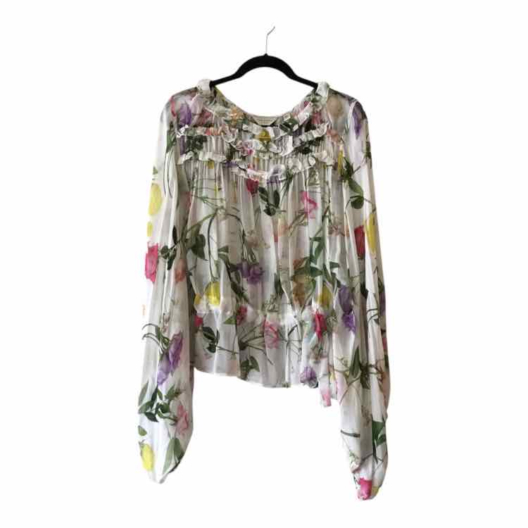 Ted Baker White Multi Size 12 Shirt