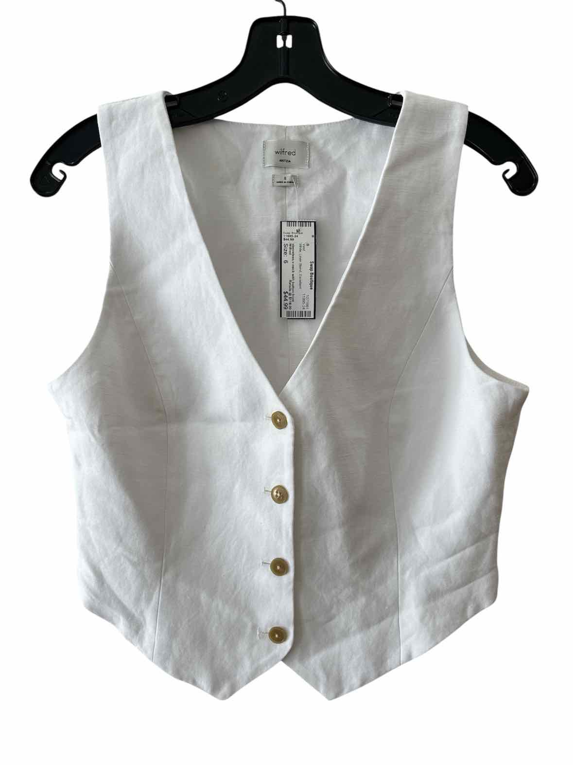 Wilfred White Size 6 Vest
