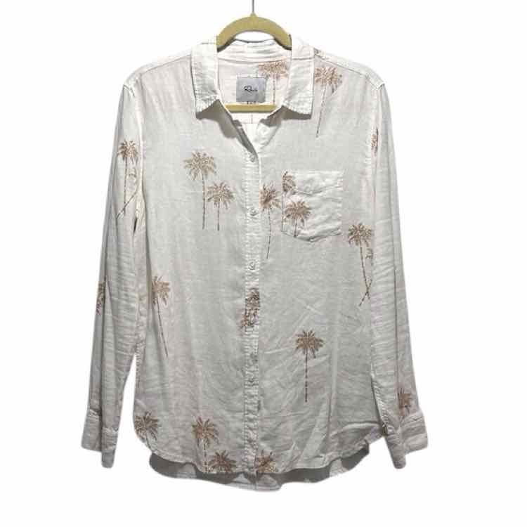 Rails White and Gold Size XL Shirt