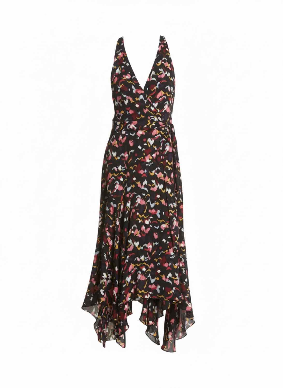 ALC Atlast Classics Black & Multi Size 4 Dress
