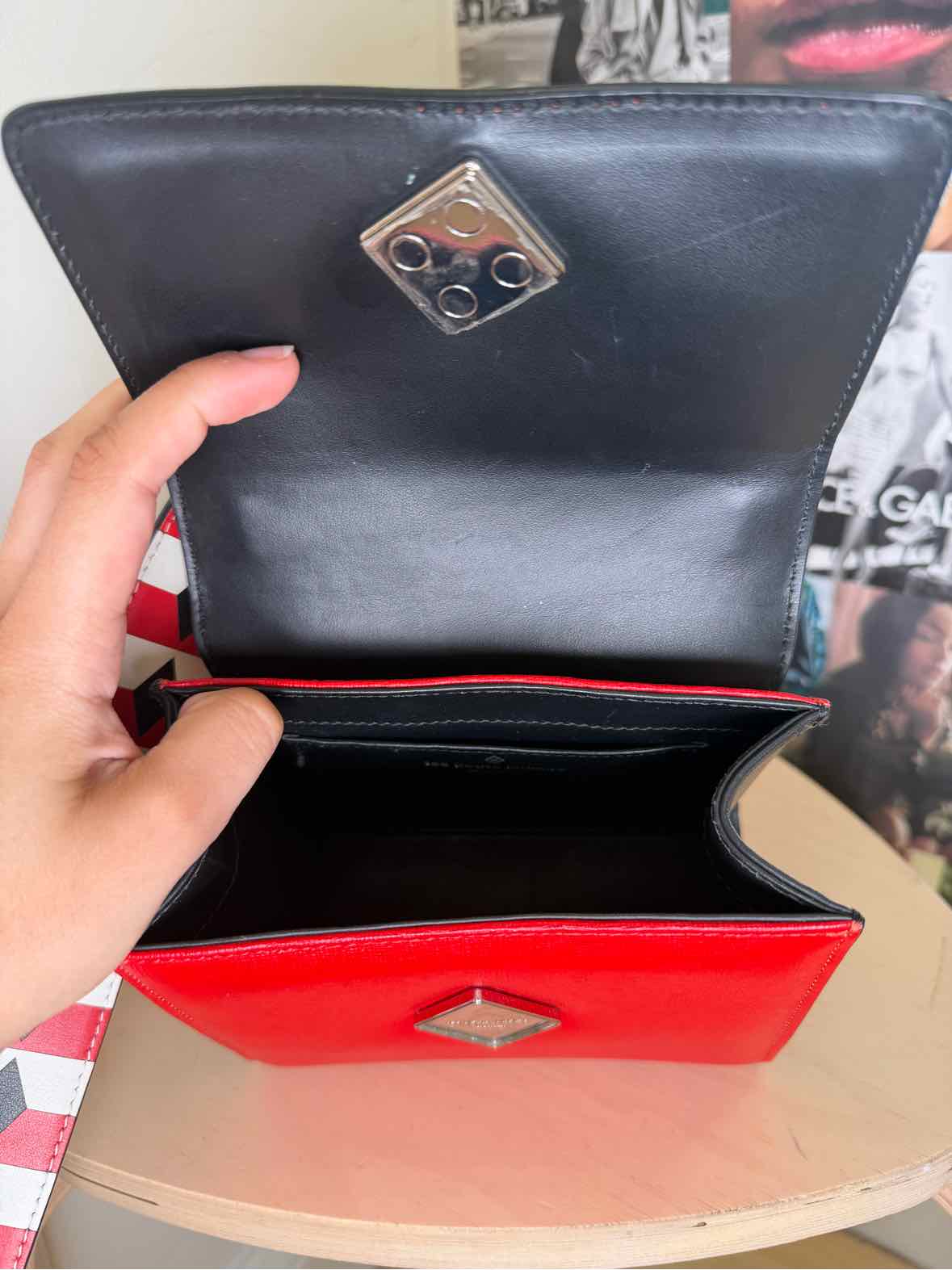 Le Petit Joueurs Red Handbag