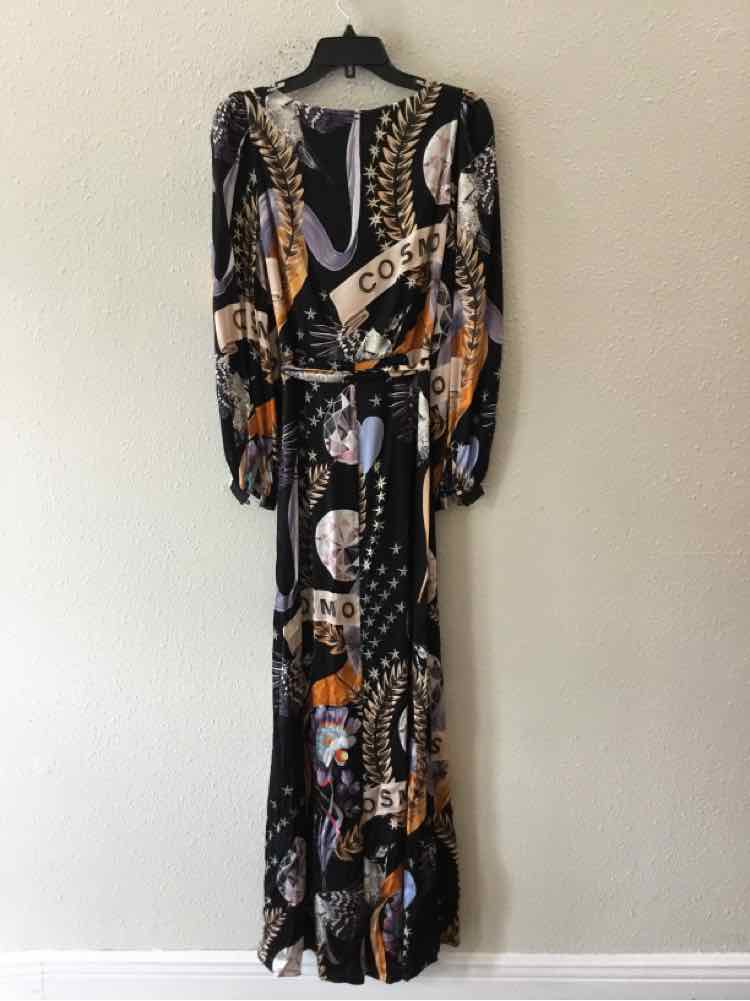 Temperley Black Multi Size 6 Dress