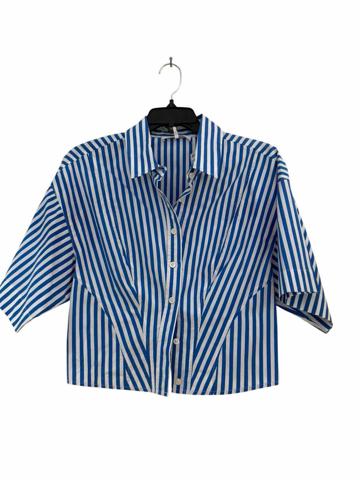 Frame Blue and White Size M Shirt