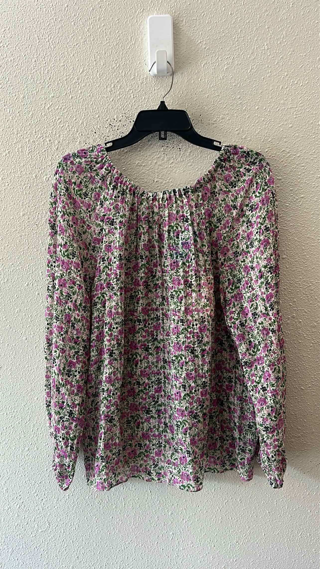 Pearl by Lela Rose Ivory Multi Size L Shirt