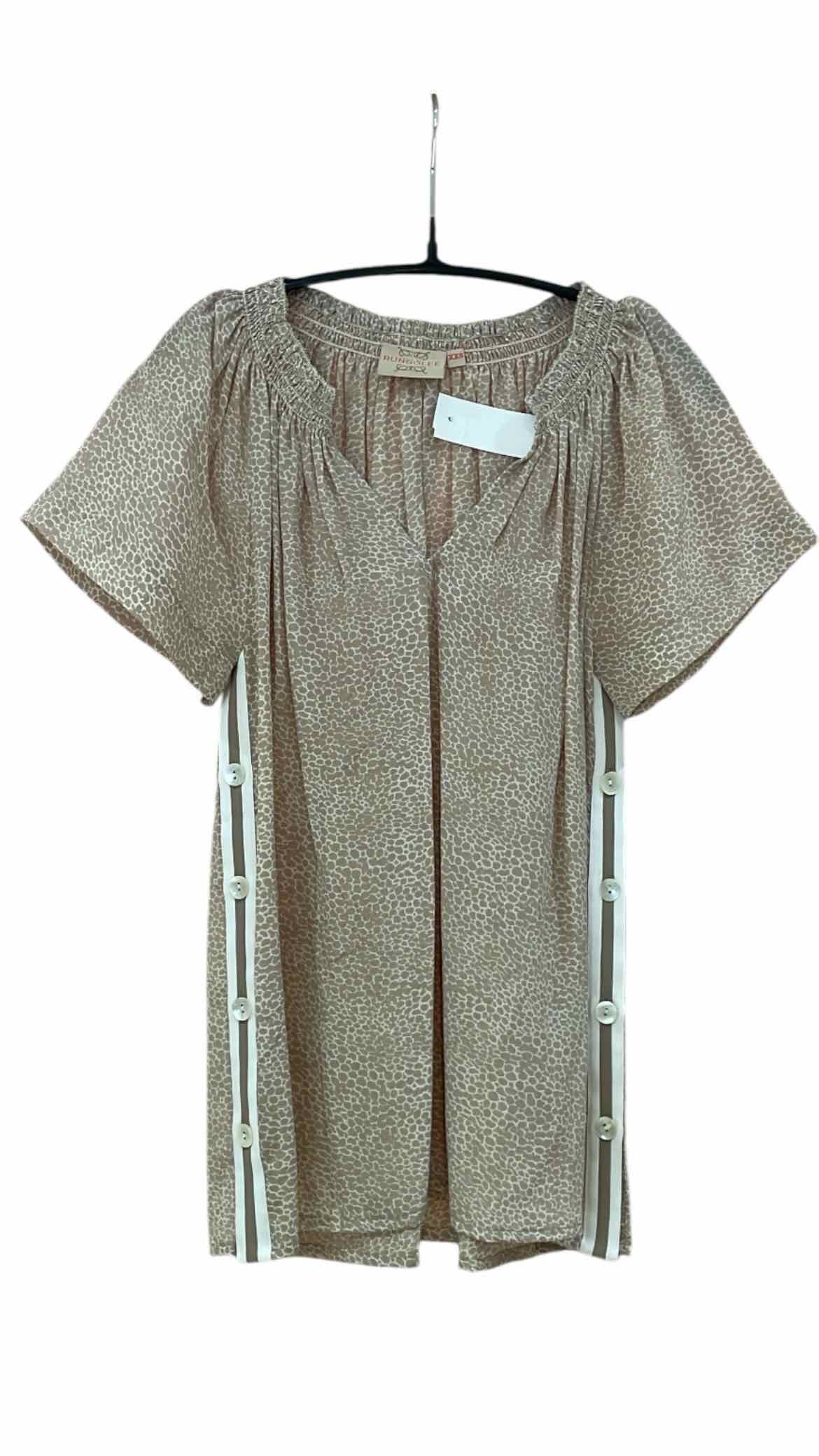 Rungolee Beige and White Size XXS Shirt