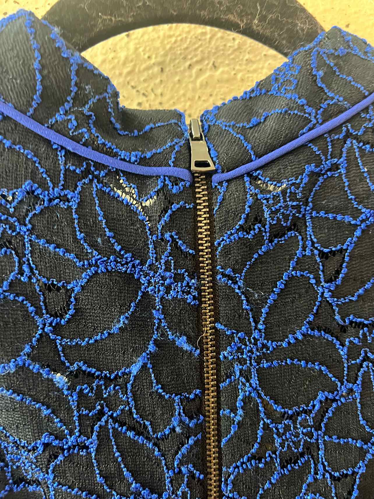 ABS Blue and Black Size L Dress