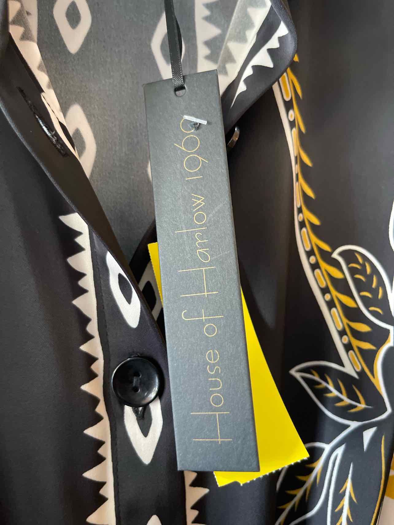 House of Harlow Cream and Black Size XS Dress