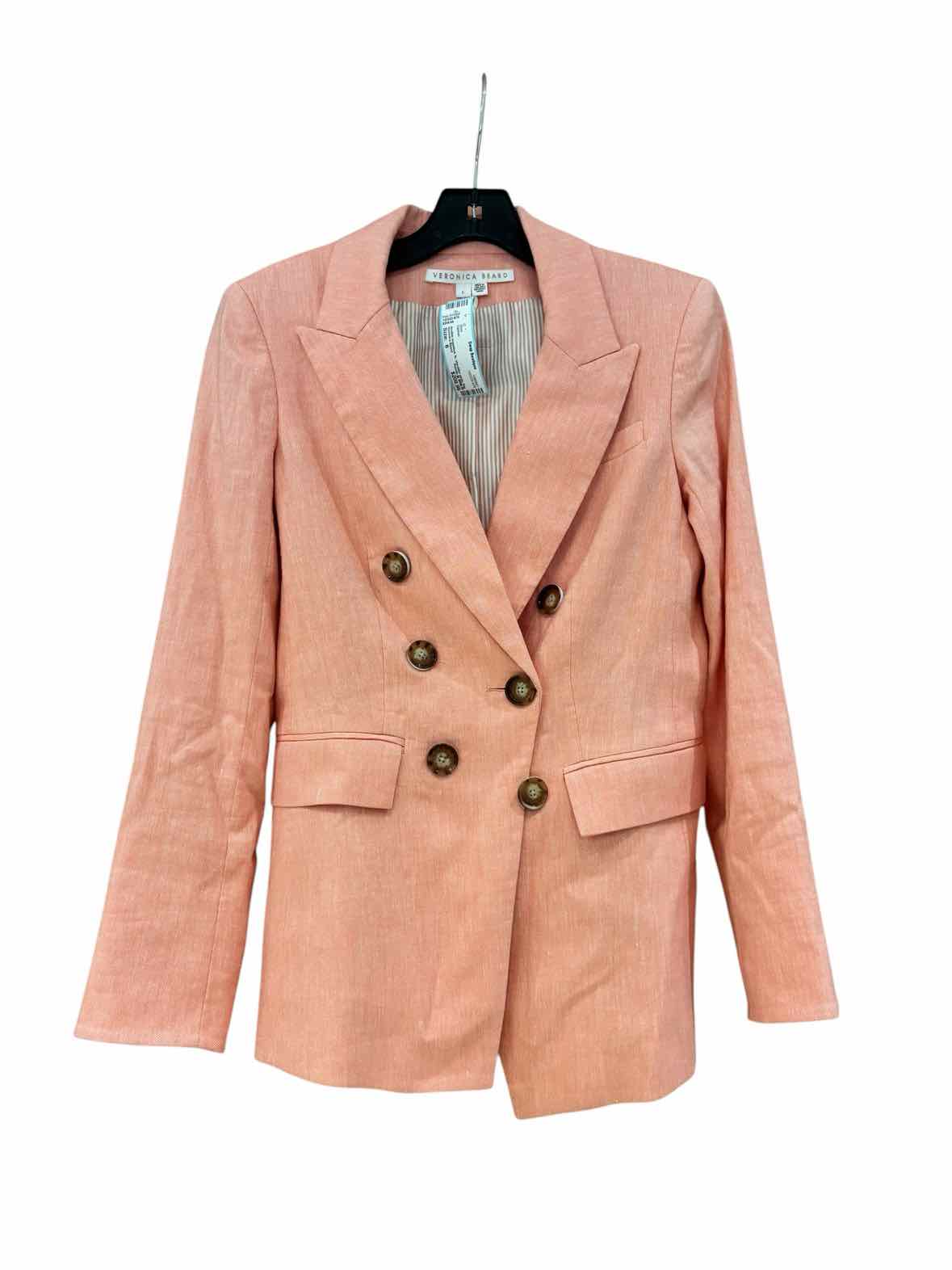 Veronica Beard Salmon Size 6 Shirt